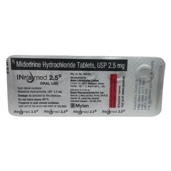 inramed 2.5 tablet 10's